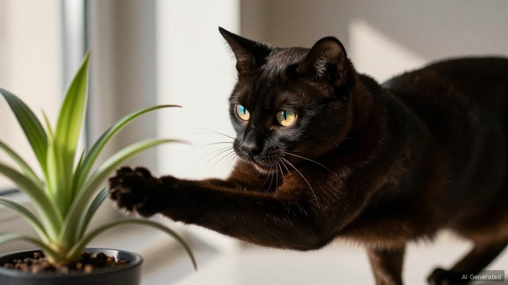 5 พืชภายในบ้านที่ปลอดภัยสำหรับเลี้ยงร่วมกับแมว, วิธีป้องกันอันตรายจากสารพิษ - การเสริมสร้างสิ่งแวดล้อม 2