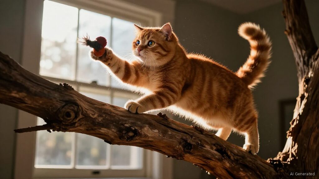 고양이 행동풍부화와 원목 가구: 스트레스 감소 및 인지 능력 향상 방법