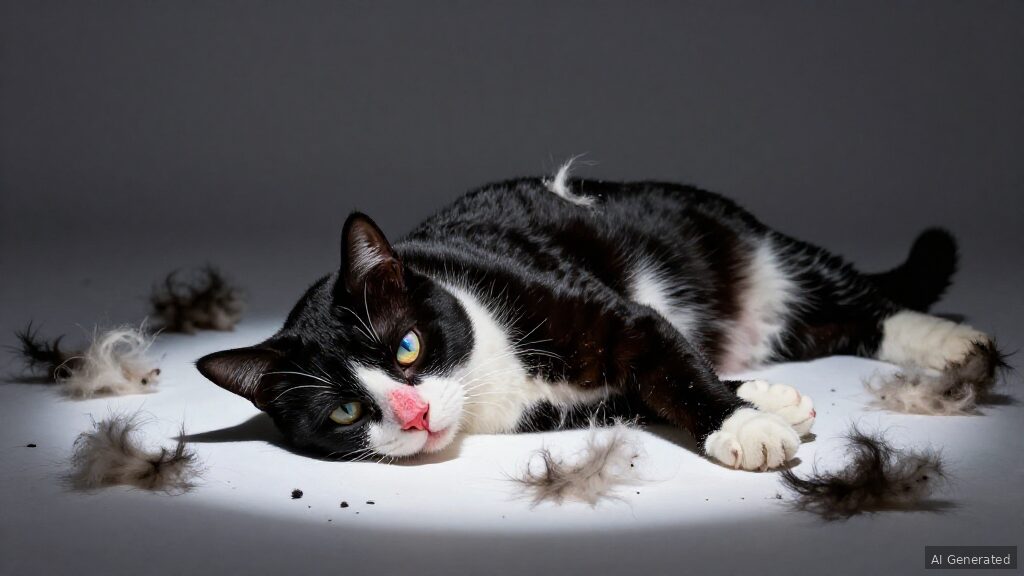 고양이 심한 털빠짐? 피부병 아닌 숨겨진 원인 5가지와 해결책 - 수의학 4