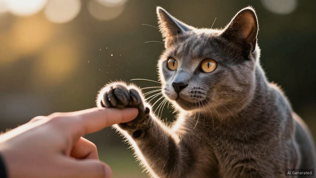 고양이 발 만져도 되는 타이밍과 심리 읽는 법 완벽 가이드 - 행동풍부화 1