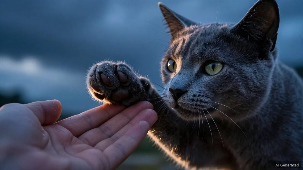 고양이 발 만져도 되는 타이밍과 심리 읽는 법 완벽 가이드 - 행동풍부화 2