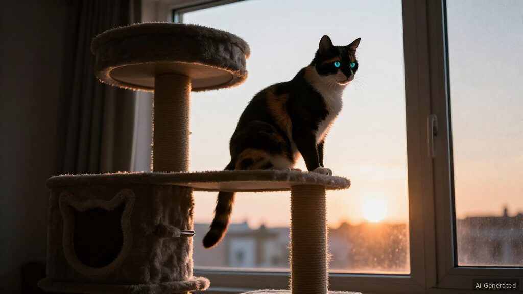 실내 고양이 정형행동 예방을 위한 환경풍부화 공간 설계 가이드 - 환경풍부화 4