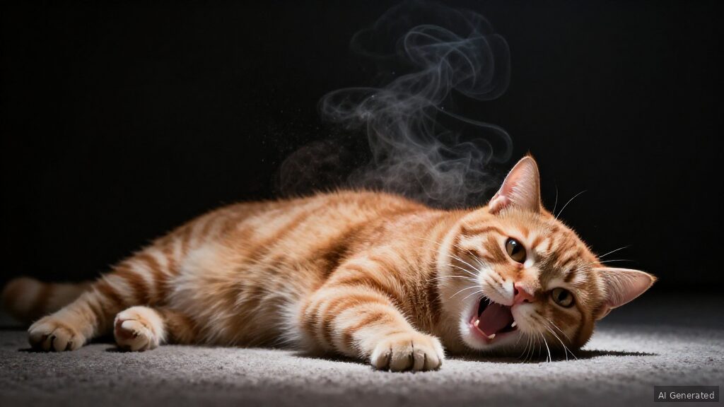 Analyse complète des causes de la toux du chat et protection de la santé par l'amélioration de l'environnement - Enrichissement comportemental 1